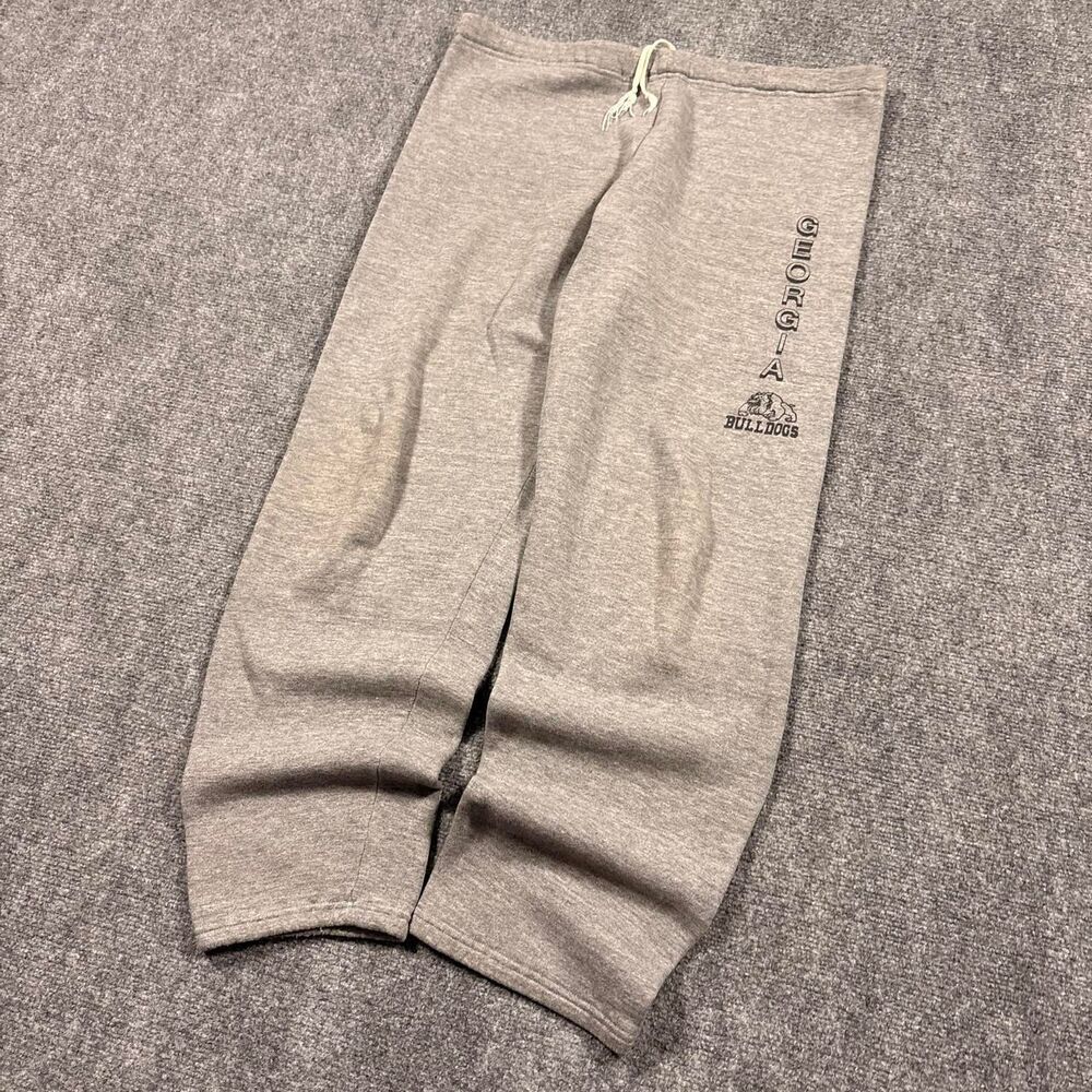 vintage 90s georgia bulldogs russel athletic sweatpants